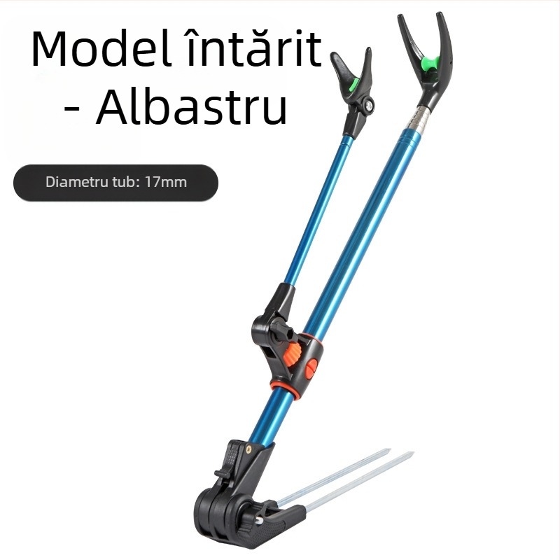 Suport pentru undiță de pescuit, inserat colorat, retractabil rotativ, cutie de pescuit, suport pentru undiță de mână, suport pentru baterie din oțel inoxidabil, suport pentru undiță de pescuit