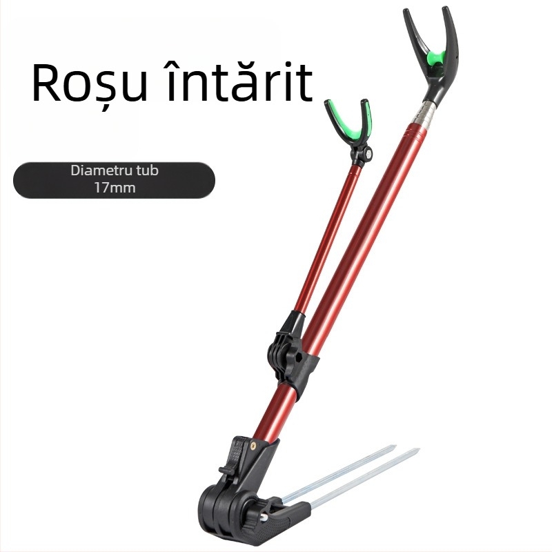Suport pentru undiță de pescuit, inserat colorat, retractabil rotativ, cutie de pescuit, suport pentru undiță de mână, suport pentru baterie din oțel inoxidabil, suport pentru undiță de pescuit