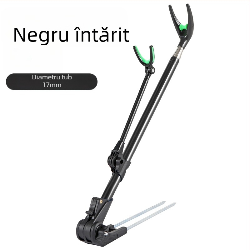 Suport pentru undiță de pescuit, inserat colorat, retractabil rotativ, cutie de pescuit, suport pentru undiță de mână, suport pentru baterie din oțel inoxidabil, suport pentru undiță de pescuit