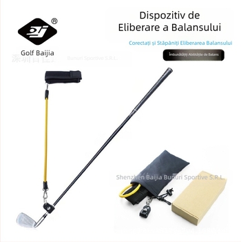 Coardă elastică pentru exerciții de golf Baijia, cu eliberare a swingului, pentru bărbați și femei, BJ-232, minge de golf