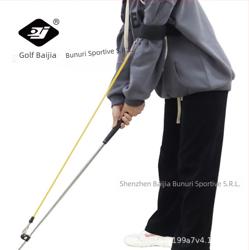 Coardă elastică pentru exerciții de golf Baijia, cu eliberare a swingului, pentru bărbați și femei, BJ-232, minge de golf