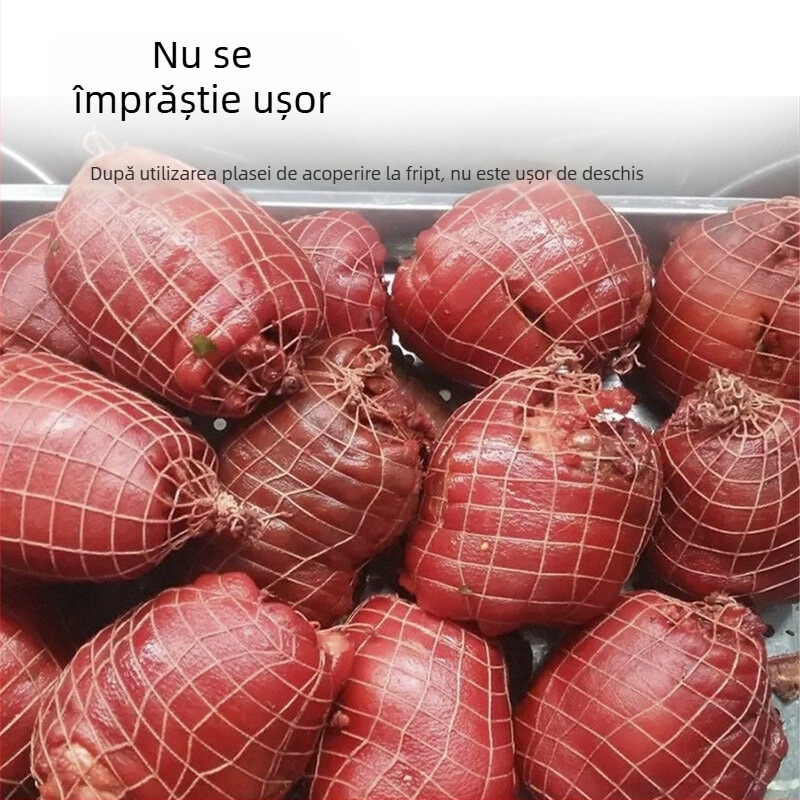 Manșon din plasă împletită pentru ambalarea cărnii de porc, cu 16 sau 18 găuri, accesorii bucătărie