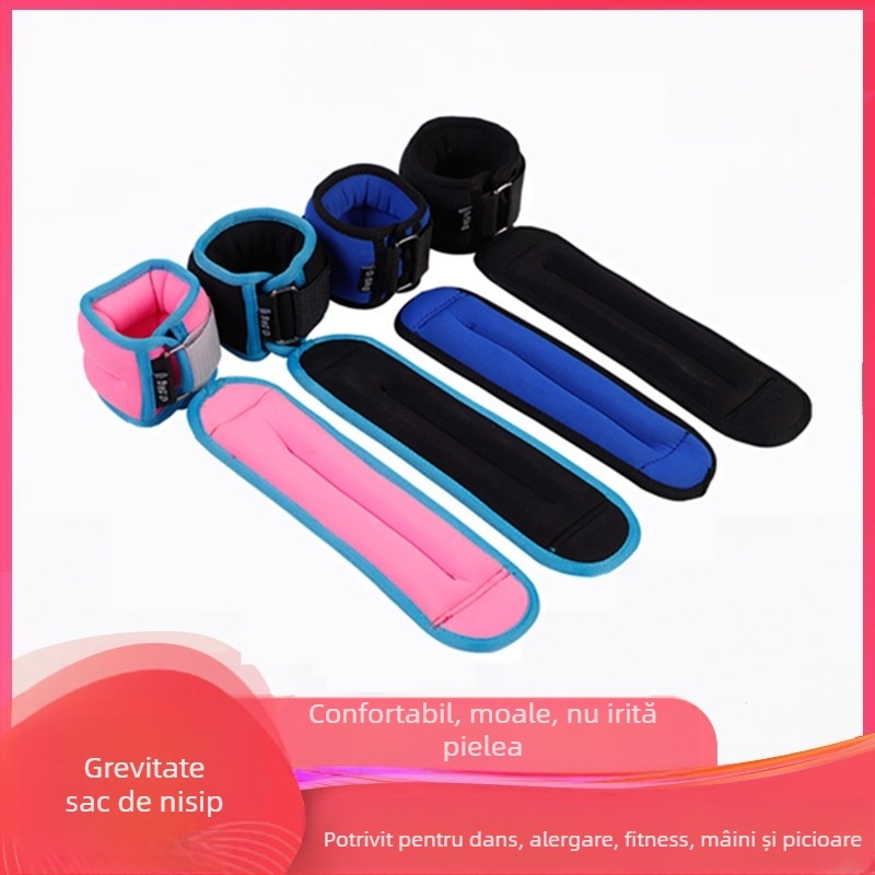 Colanți Running Bag cu nisip reglabil Cravată curea de mână Sport Sandbag invizibil Fitness Greutate-purtătoare Echipament Student Running