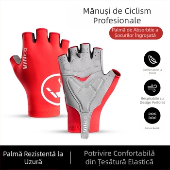 Mănuși de ciclism și alpinism de primăvară și vară, cu jumătate de deget, absorbante de șocuri, antiderapante, rezistente la uzură, elastice și respirabile, gata de vânzare