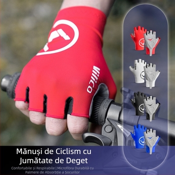 Mănuși de ciclism și alpinism de primăvară și vară, cu jumătate de deget, absorbante de șocuri, antiderapante, rezistente la uzură, elastice și respirabile, gata de vânzare