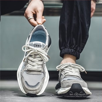 Pantofi sport Putian pentru bărbați, pantofi de iarnă cu plasă de nișă, pantofi sport pentru tineri, casual, cu talpă moale, ușori, pentru alergare, la modă, toamna și iarna