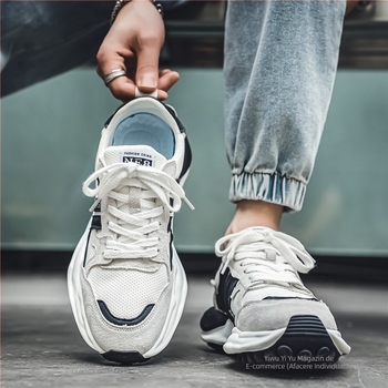 Pantofi sport Putian pentru bărbați, pantofi de iarnă cu plasă de nișă, pantofi sport pentru tineri, casual, cu talpă moale, ușori, pentru alergare, la modă, toamna și iarna