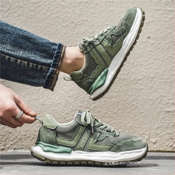 Pantofi sport Putian pentru bărbați, pantofi de iarnă cu plasă de nișă, pantofi sport pentru tineri, casual, cu talpă moale, ușori, pentru alergare, la modă, toamna și iarna
