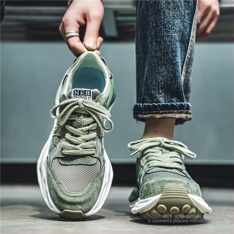 Pantofi sport Putian pentru bărbați, pantofi de iarnă cu plasă de nișă, pantofi sport pentru tineri, casual, cu talpă moale, ușori, pentru alergare, la modă, toamna și iarna