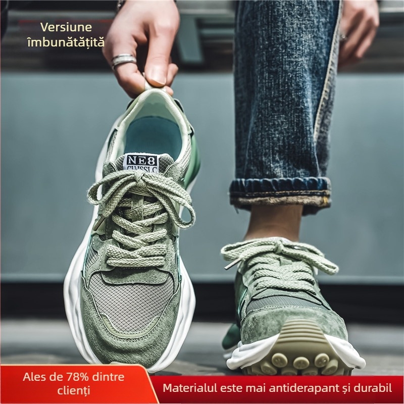 Pantofi sport Putian pentru bărbați, pantofi de iarnă cu plasă de nișă, pantofi sport pentru tineri, casual, cu talpă moale, ușori, pentru alergare, la modă, toamna și iarna