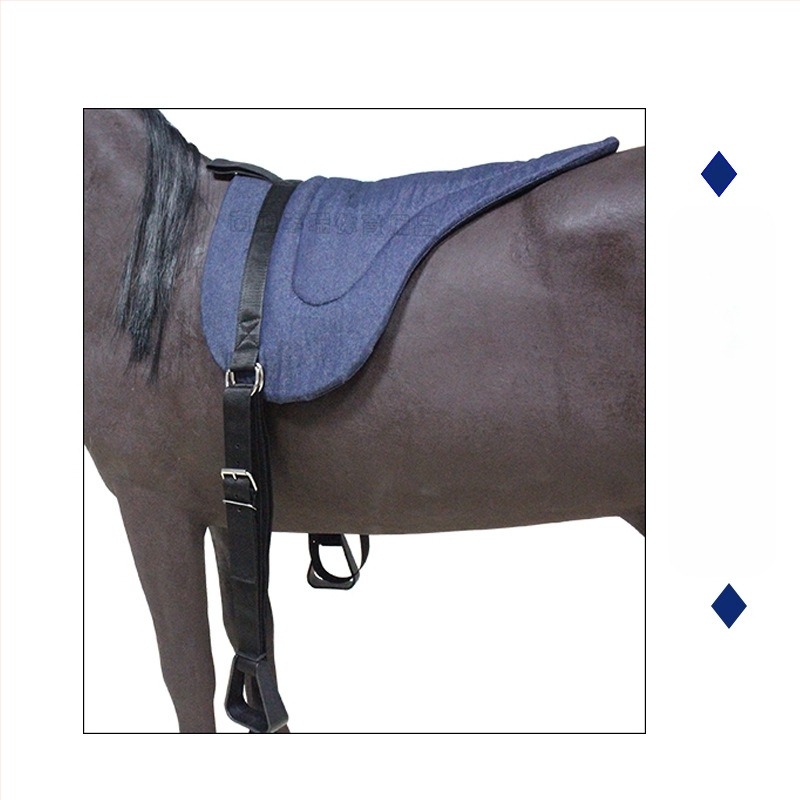 Șaua de călărie cu pedală Battleback Pad bumbac denim respirabil absorbant al transpirației sertar ecvestru Horse Factory
