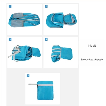 Rucsac pliabil în aer liber unisex pentru alpinism, geantă casual de călătorie portabilă mică, rucsac din piele, nou