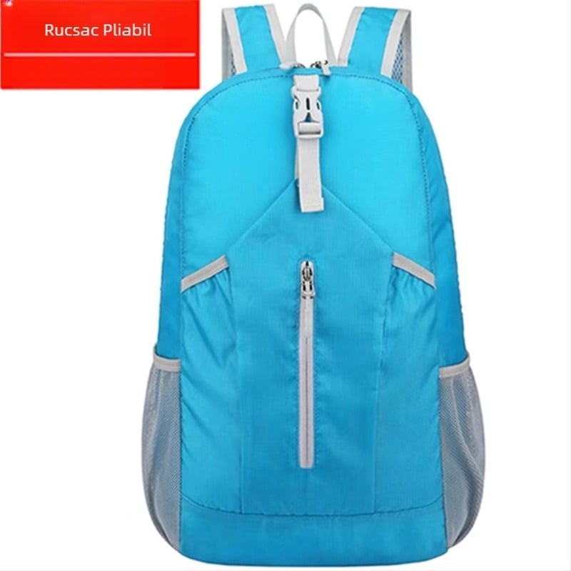 Rucsac pliabil în aer liber unisex pentru alpinism, geantă casual de călătorie portabilă mică, rucsac din piele, nou