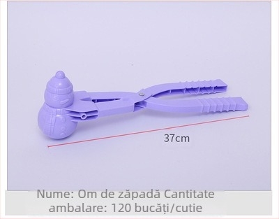 Clemă de bulgăre de zăpadă care se joacă în nisip și în apă, jucării de iarnă pentru copii, jucării pentru exterior, bebeluși care se joacă în zăpadă, instrument interactiv de luptă cu bulgări de zăpadă