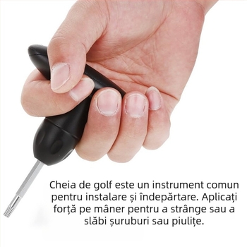 Cheie hexagonală de golf, o șurubelniță cu cap de lemn, reglare a unghiului golf, cheie multifuncțională