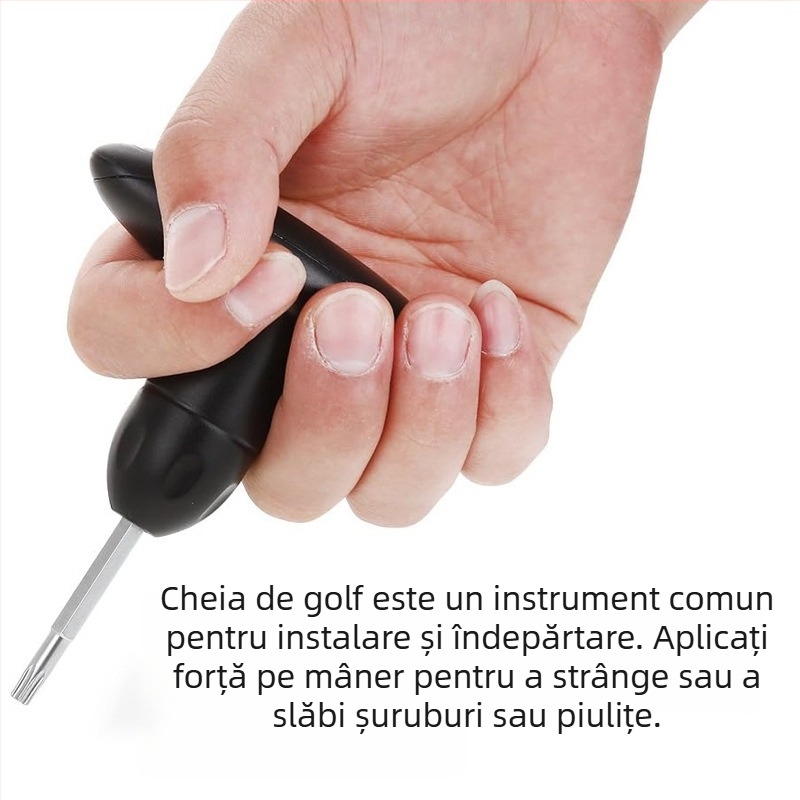 Cheie hexagonală de golf, o șurubelniță cu cap de lemn, reglare a unghiului golf, cheie multifuncțională