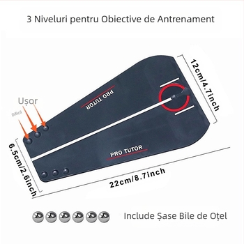 Oglindă de golf pentru putter, vânzare la cald, producător, simulare interioară, oglindă pentru antrenament de pistă, antrenament de postură pentru putter