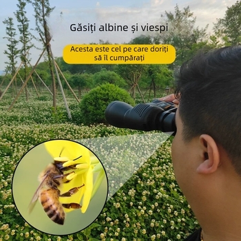 Telescop binocular Golden Eagle 60X60, telescop HD de mare putere, cu viziune nocturnă la nivel de lumină și coordonate