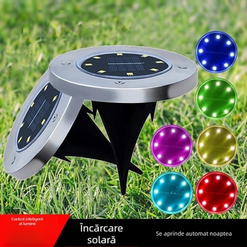 Lumină de podea impermeabilă pentru exterior, cu LED, lumină pentru scară exterioară, lumină solară îngropată, lumină decorativă pentru grădină, curte, peisaj