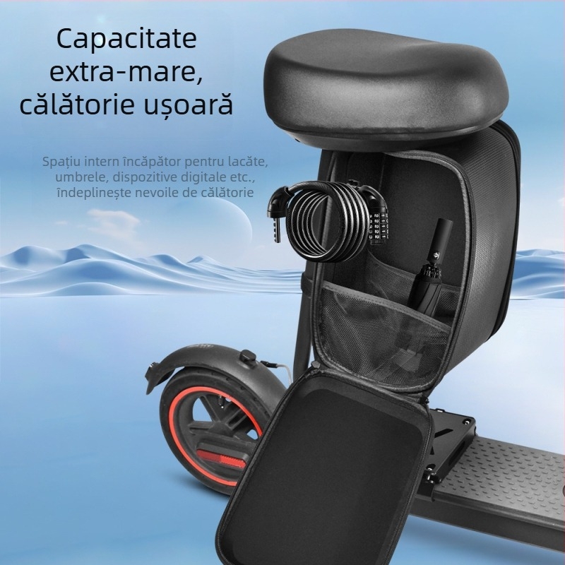 Nou, potrivit pentru Xiaomi M365/Pro diverse trotinete electrice, șa modificată, geantă de mare capacitate, detașabilă