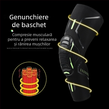 Genunchieră cu burete faguri, protecție prin compresie și căldură pentru baschet, fotbal, drumeții și ciclism