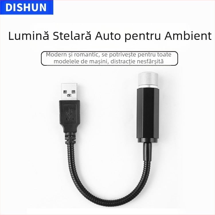 Lampă USB Star Air lampă de atmosferă lampă de atmosferă cu stele auto lampă de proiecție interioară modificată auto transfrontalieră
