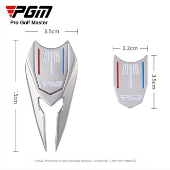 Furcă de reparat green de golf PGM, instrument de reparat fairway cu furcă din material metalic Mark