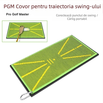 PGM pad de golf cu mărgele, urmărirea loviturilor, antrenament pentru începători, detectarea urmelor, pad de exerciții pentru leagăn