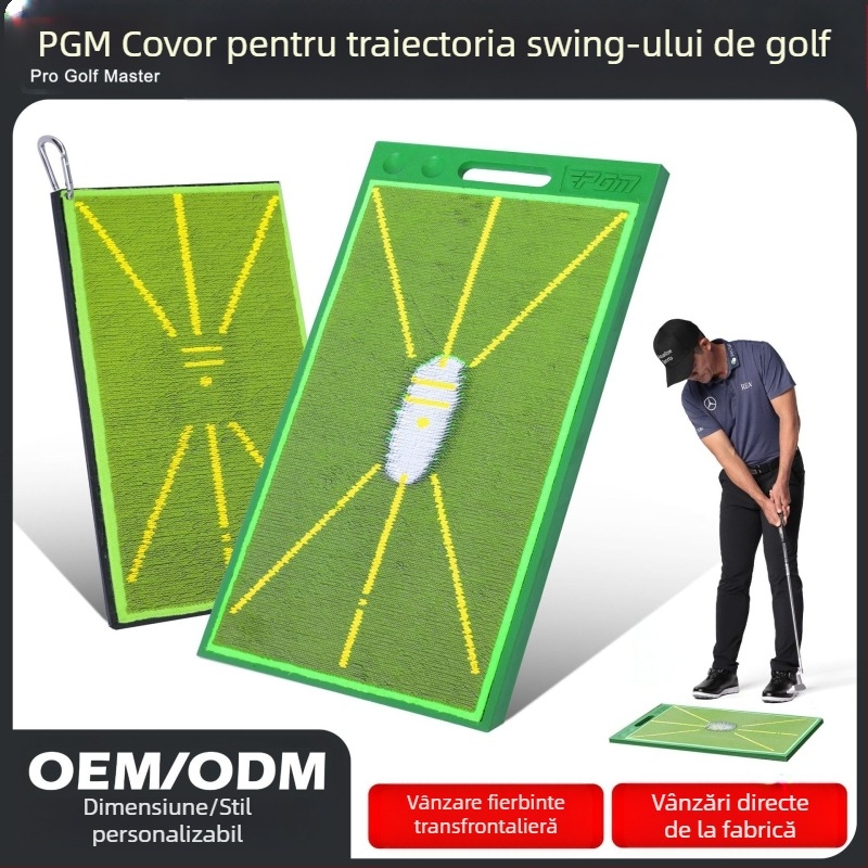 PGM pad de golf cu mărgele, urmărirea loviturilor, antrenament pentru începători, detectarea urmelor, pad de exerciții pentru leagăn