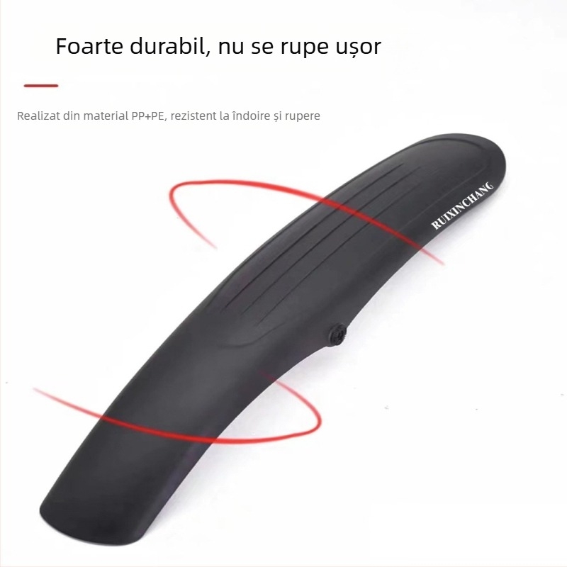 Apărători de noroi universale Ruixinchang pentru biciclete de munte, față și spate, detașabile, 26-29 inch, cu lumini