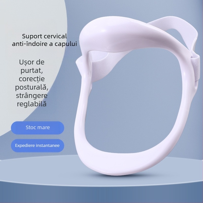 Dispozitiv de tracțiune pentru gât pentru uz casnic, corector de înclinare înainte a coloanei cervicale pentru gât și umăr, instrument de susținere a gâtului pentru corectarea posturii pentru persoanele care petrec mult timp privind în jos
