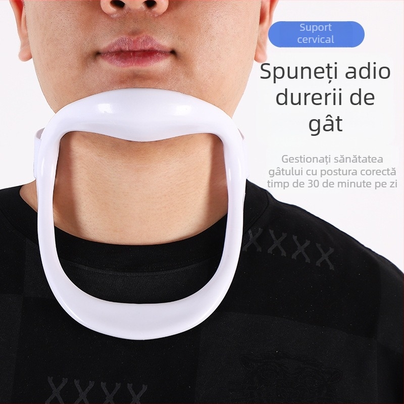 Dispozitiv de tracțiune pentru gât pentru uz casnic, corector de înclinare înainte a coloanei cervicale pentru gât și umăr, instrument de susținere a gâtului pentru corectarea posturii pentru persoanele care petrec mult timp privind în jos