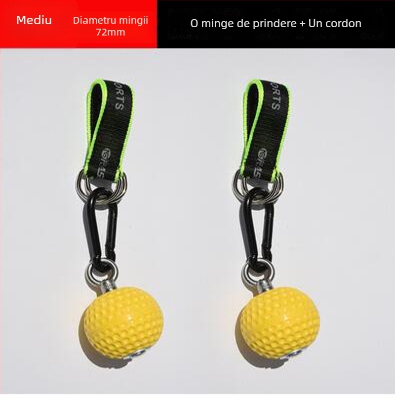 Minge de tracțiune pentru încheietura mâinii, pandantiv cu prindere solidă, minge de fitness, antrenament pentru deget, minge de prindere, tavă DIY, costum