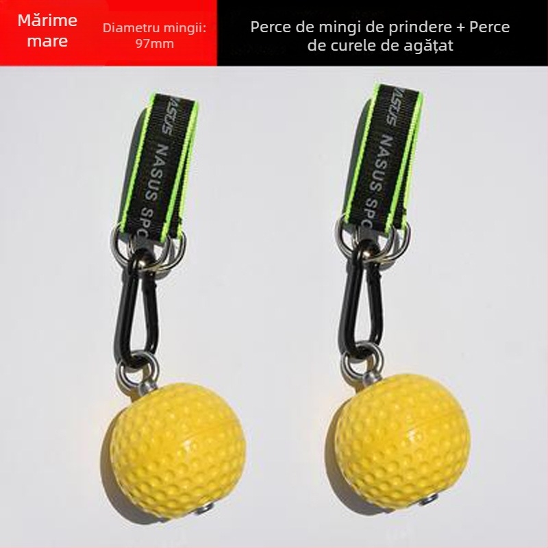Minge de tracțiune pentru încheietura mâinii, pandantiv cu prindere solidă, minge de fitness, antrenament pentru deget, minge de prindere, tavă DIY, costum