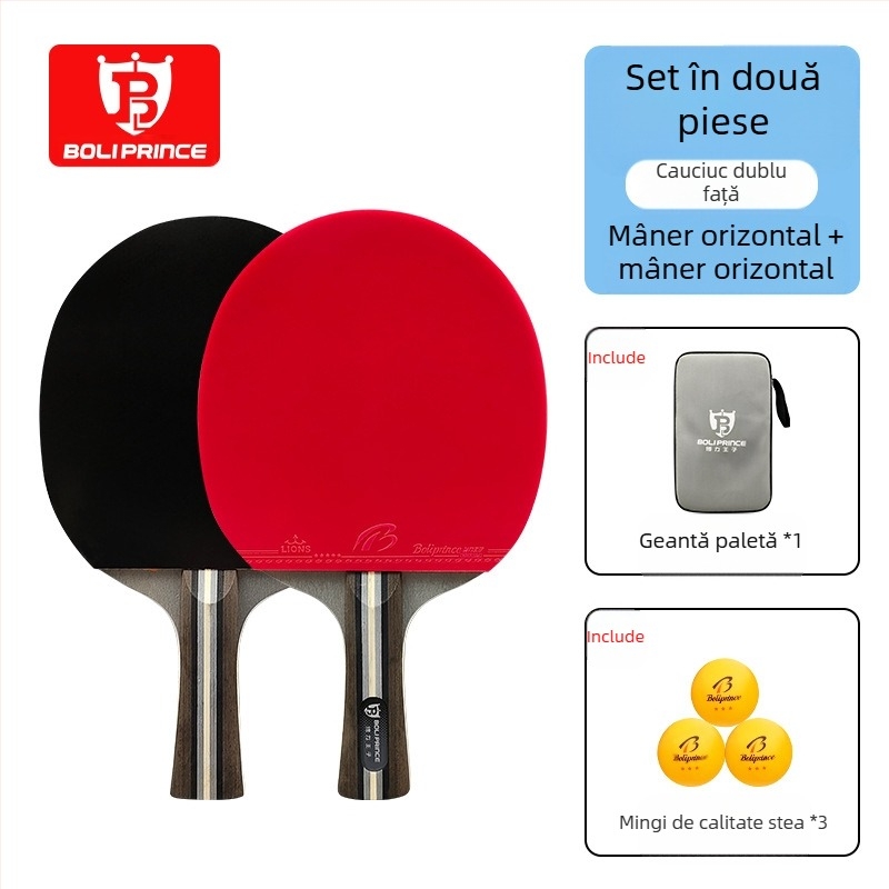 Rachetă interactivă pentru copii Boli Prince, nouă din fabrică, pentru interior, cu 2 și 3 puncte de bile, pentru începători, en-gros