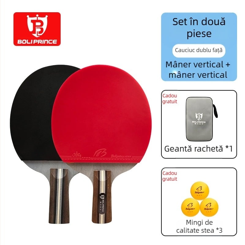 Rachetă interactivă pentru copii Boli Prince, nouă din fabrică, pentru interior, cu 2 și 3 puncte de bile, pentru începători, en-gros