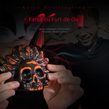 Ocarina Decompresie Jucărie Fantomă Chemare Fluier Halloween Aztec Moarte Fluier Demon Horror Scream Flaut Divertisment