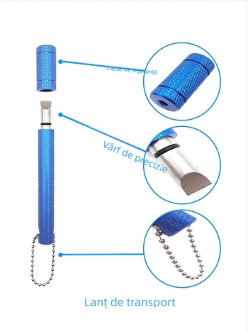 Cuțit de curățare din aliaj de aluminiu pentru golf, cuțit de curățare a canelurilor pentru capul clubului, curățător de șanțuri, accesorii pentru instrumente de curățare a golfului