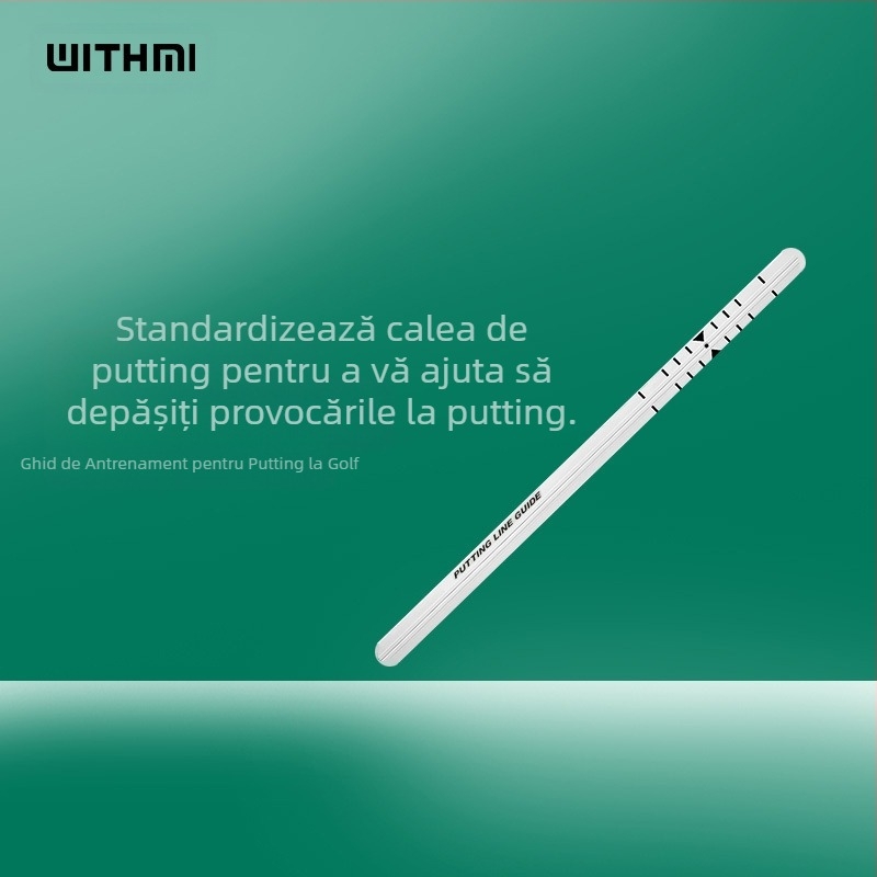 Accesorii de golf de vânzare fierbinte, antrenor de traiectorie pentru putting, dispozitiv de antrenament interior, riglă, accesorii de antrenament pentru swing, putting de precizie