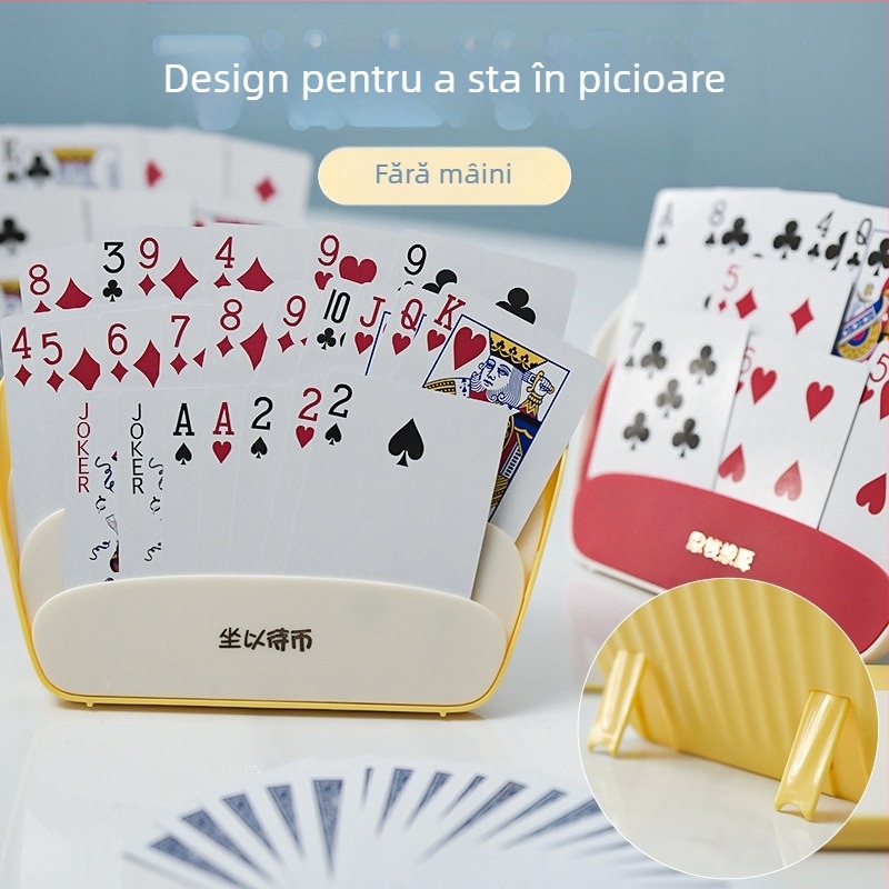 [Petrecerea brevetelor] Multifuncțională carte de poker inserator Lazy Man ține carduri artefact card suport masă joc card asistent