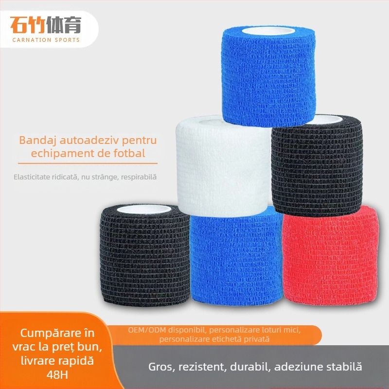 Bandă elastică autoadezivă pentru echipamente de fotbal, bandaj nețesut pentru gleznă, curea sport pentru alergare, bandaj exterior Amazon