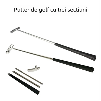 Foli Furnizare directă din fabrică Putter de golf Putter pentru începători Putter din aliaj de aluminiu Putter combinat cu trei secțiuni Putter de antrenament