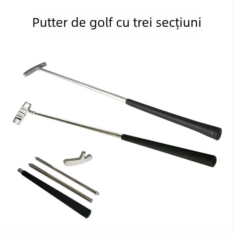 Foli Furnizare directă din fabrică Putter de golf Putter pentru începători Putter din aliaj de aluminiu Putter combinat cu trei secțiuni Putter de antrenament
