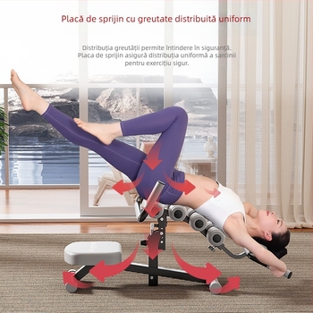 Dispozitiv calmant pentru coloana vertebrală, corecție a taliei, întindere a taliei, talie superioară, antrenament, artefact, yoga, Pilates, acasă, echipament de exerciții