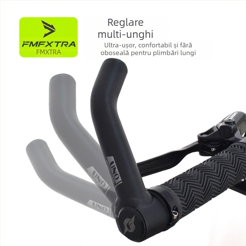 Mâner de menghină pentru bicicletă UNO, mâner din corn, mâner de odihnă prelungit, mâner din corn forjat integrat, accesorii pentru echipamente transfrontaliere