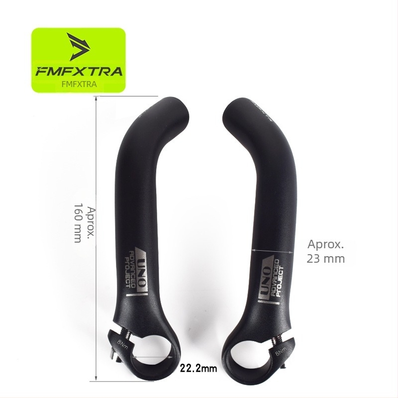 Mâner de menghină pentru bicicletă UNO, mâner din corn, mâner de odihnă prelungit, mâner din corn forjat integrat, accesorii pentru echipamente transfrontaliere