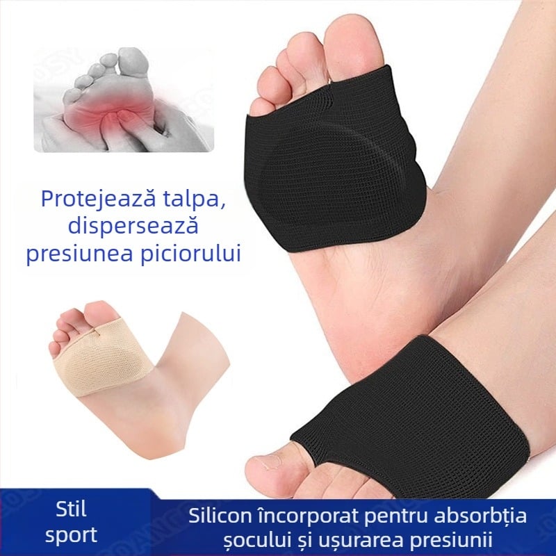 Filetat antepicior Pad îngroșat baschet super moale degetul mare protecție capac anti-abraziune picior cocon jumătate de dimensiune picior pad respirabil picior protecție capac