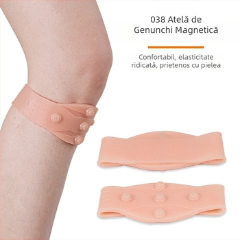 Rotulieră magnetică SEBS pentru călărie în aer liber, moale, absorbantă de șocuri, echipament de protecție pentru baschet, presiune, rotulieră sport cu rotula