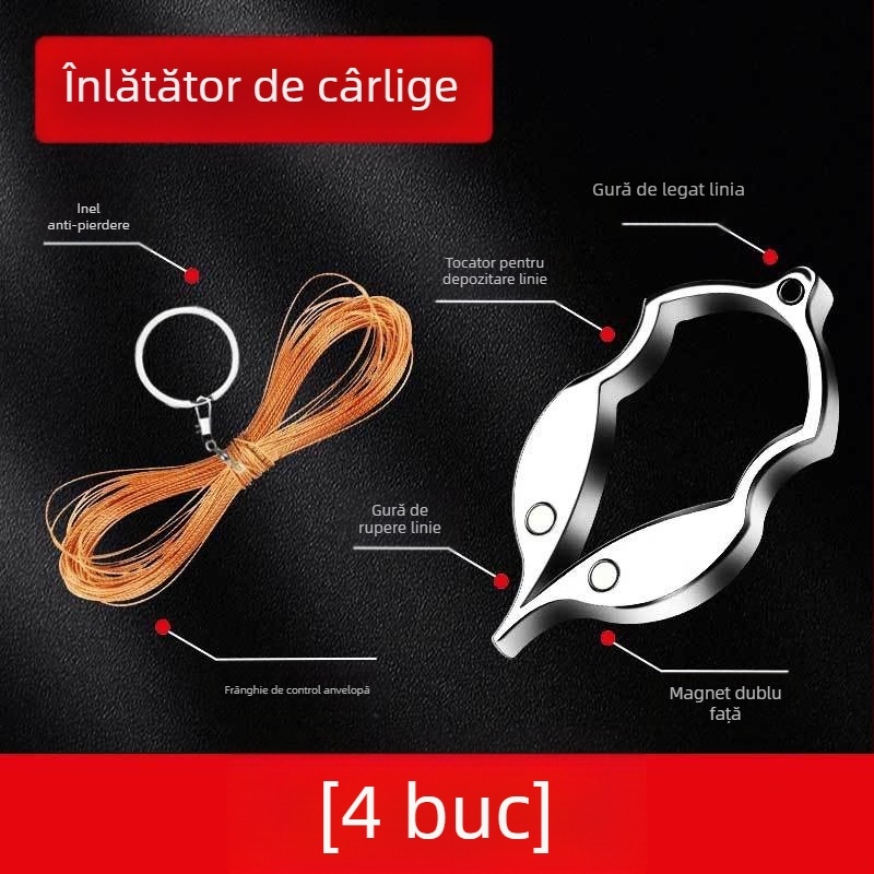 Descărcător de fund agățat, cârlig de pescuit, agățat de pământ, descărcător de fir, rupere a firului, salvare prin derivă, anti-agățare, instrument de pescuit cu artefacte de fund