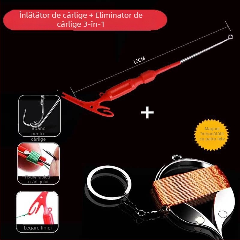 Descărcător de fund agățat, cârlig de pescuit, agățat de pământ, descărcător de fir, rupere a firului, salvare prin derivă, anti-agățare, instrument de pescuit cu artefacte de fund